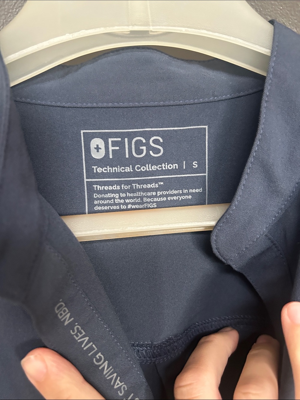 FIGs Night Sky Rafaela Scrub Top - Picture 2 of 7